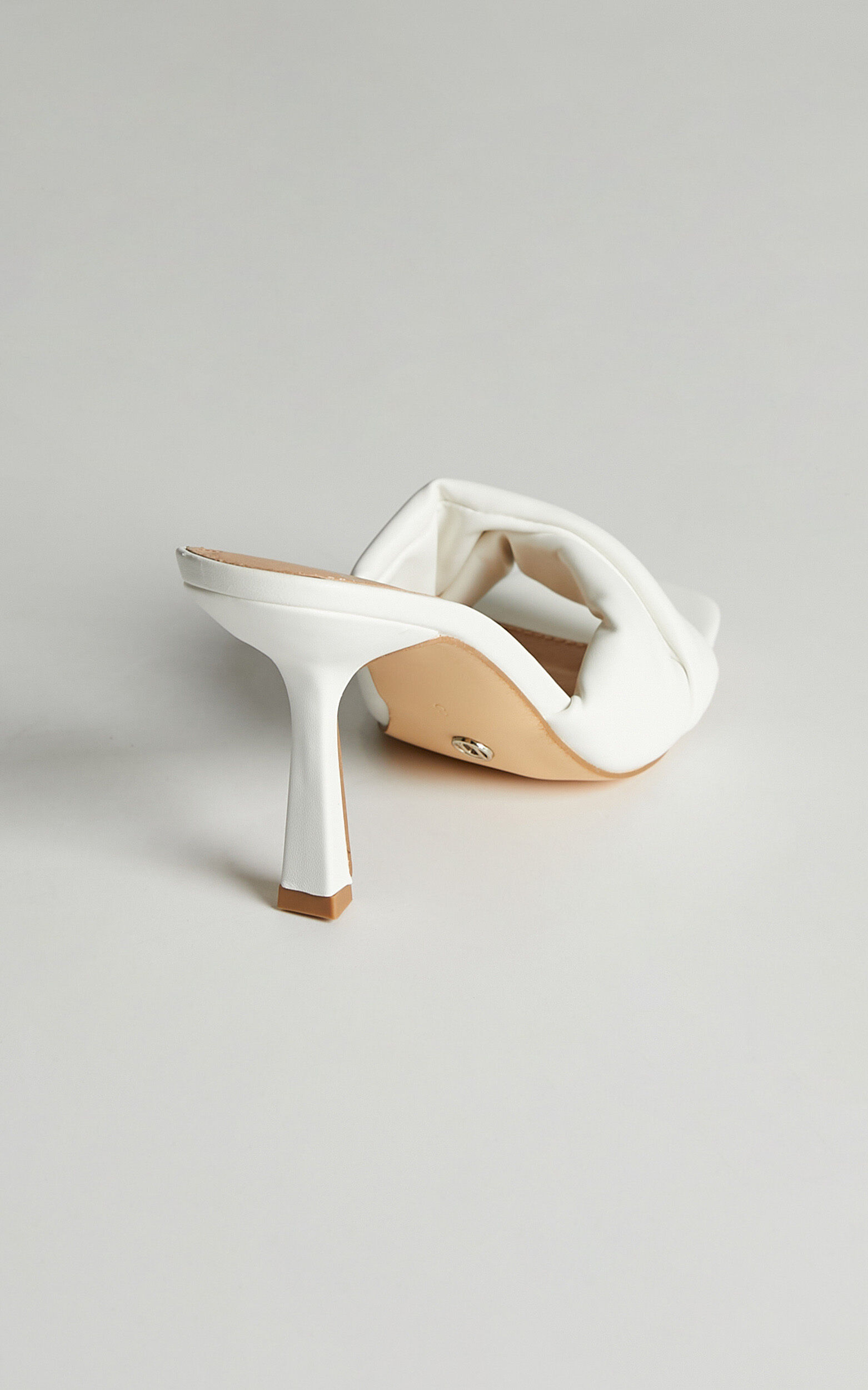 NOVO NICOS HEELS in White Showpo