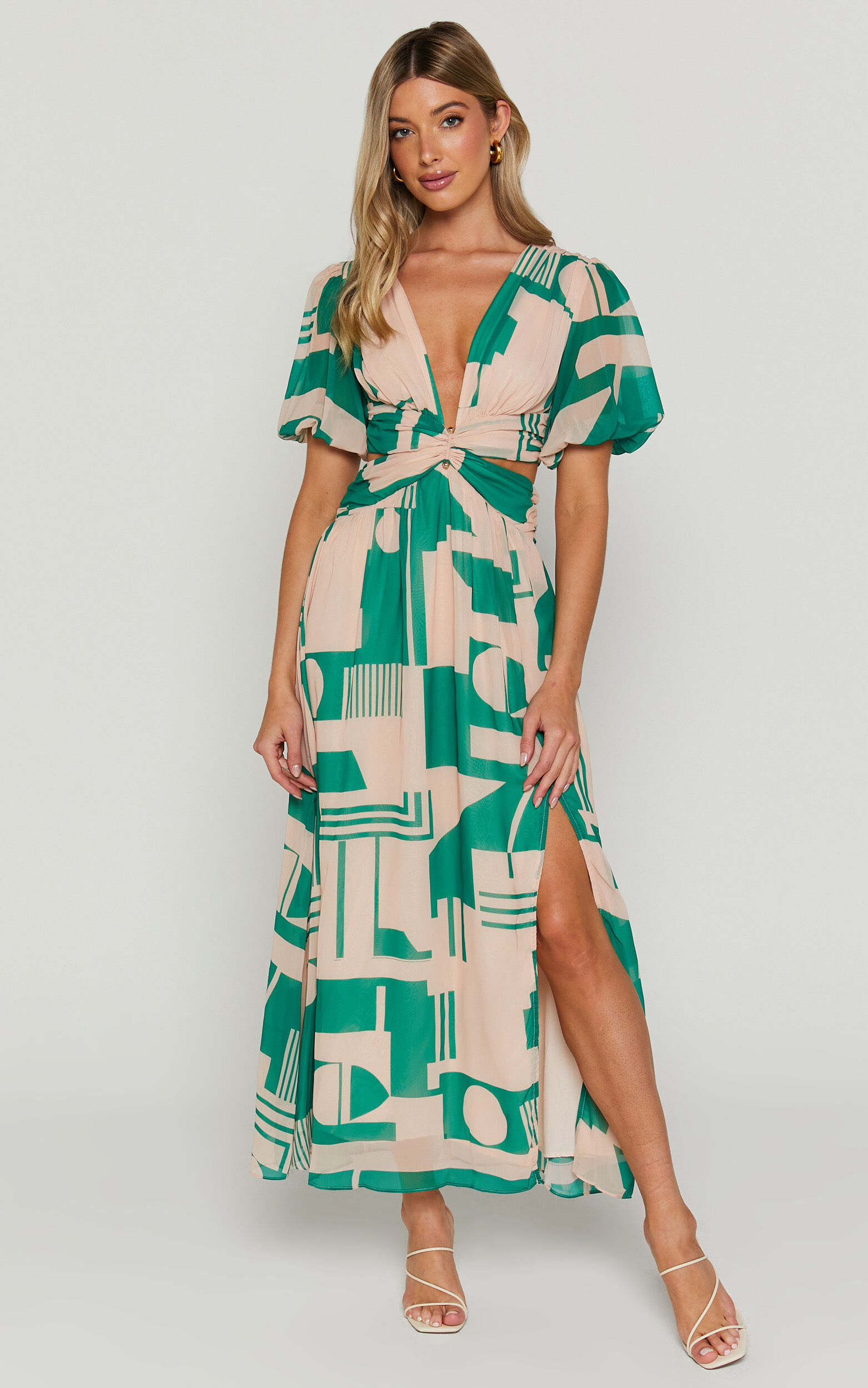 Showpo green dress new arrivals