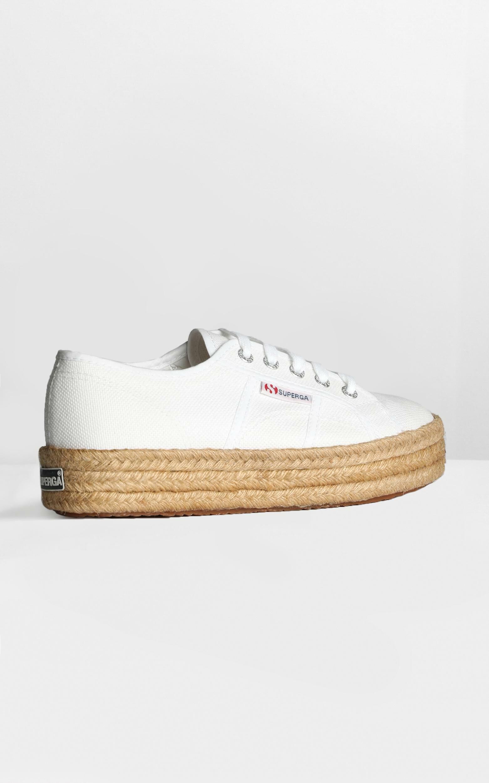 Superga 2730 Cotropew Sneakers in White Canvas Showpo USA