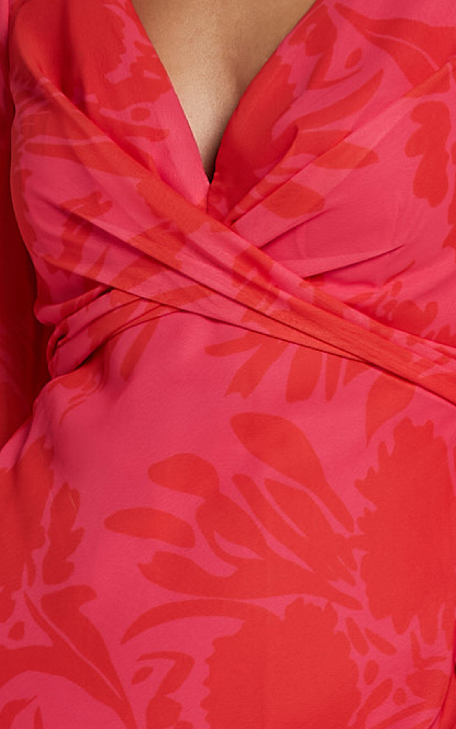 Claude print soft midi dress sales