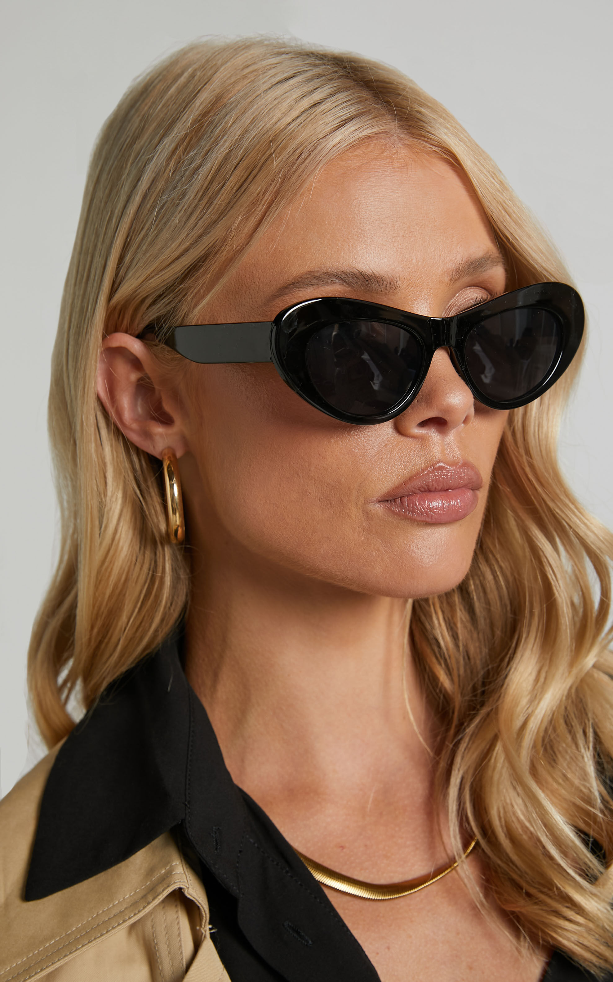 Round cat eye sunglasses discount