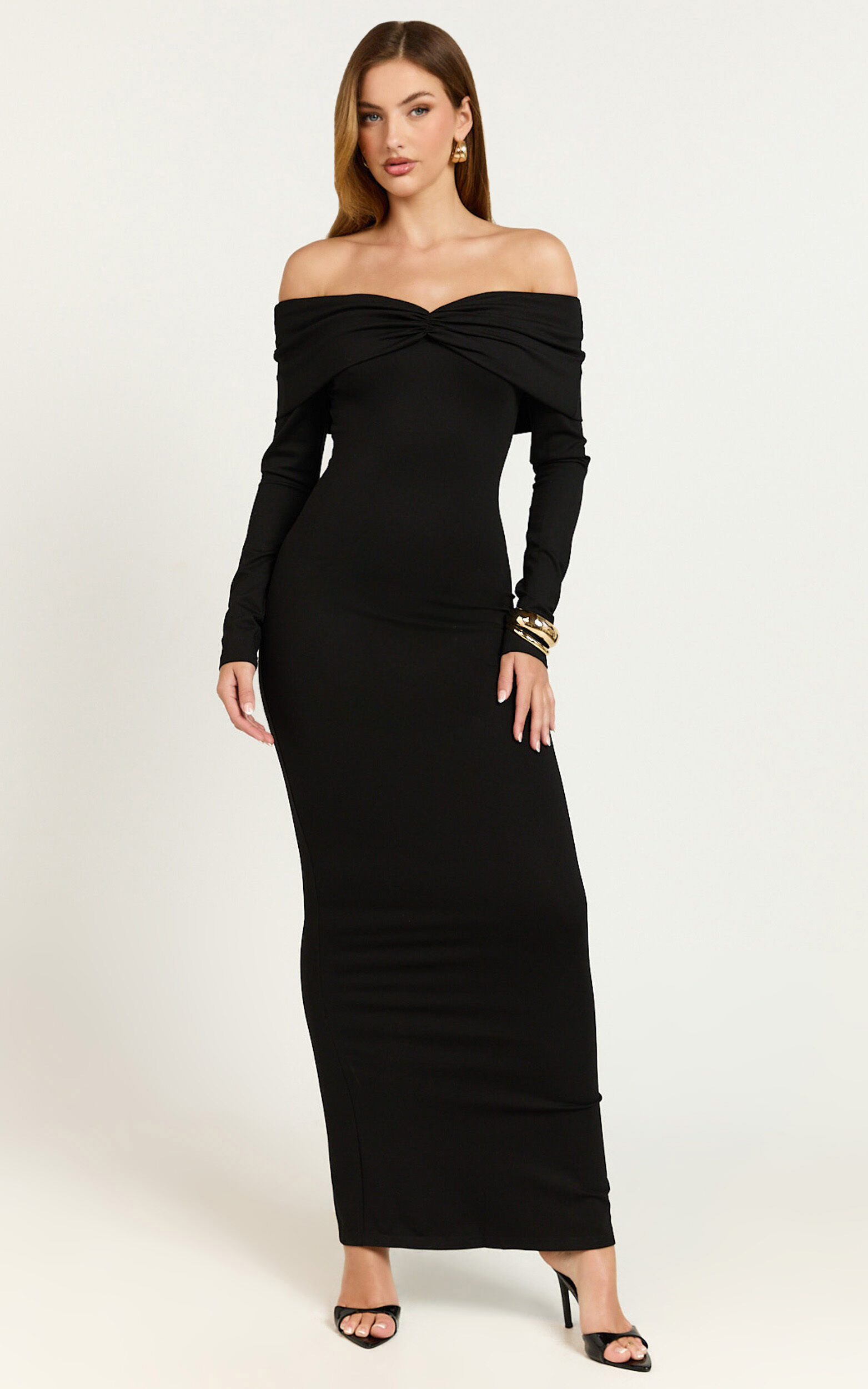 Long sleeve bodycon evening dress sale