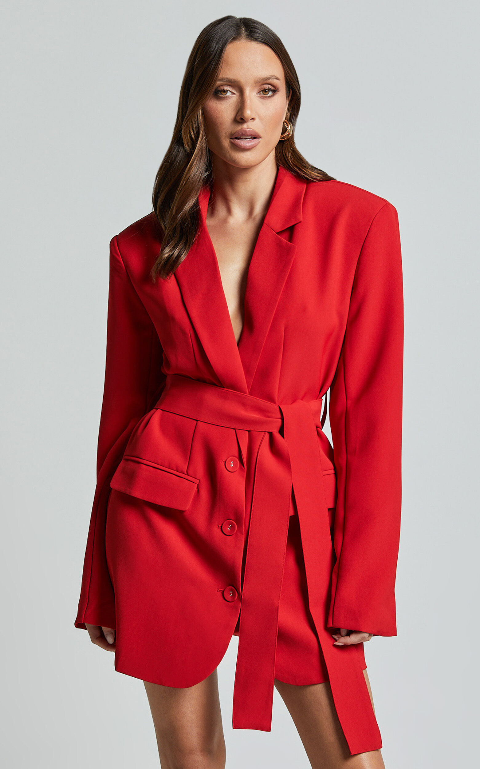 Red blazer dress new arrivals
