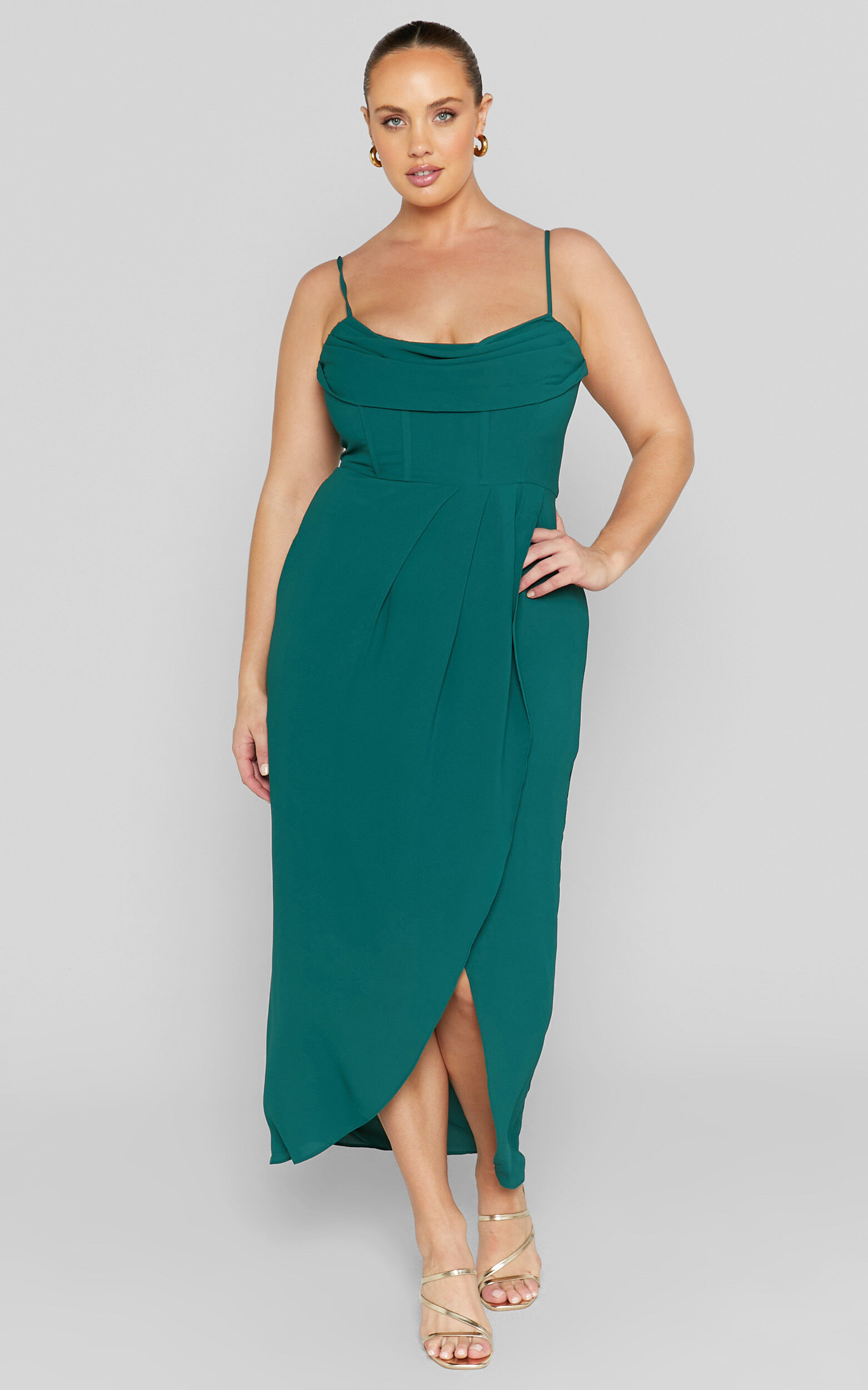 Emerald Green Cocktail Dress