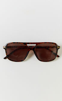Vera Sunglasses - Square Sunglasses in Torte