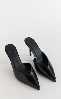 Billini - Karey Heels in Black Shine