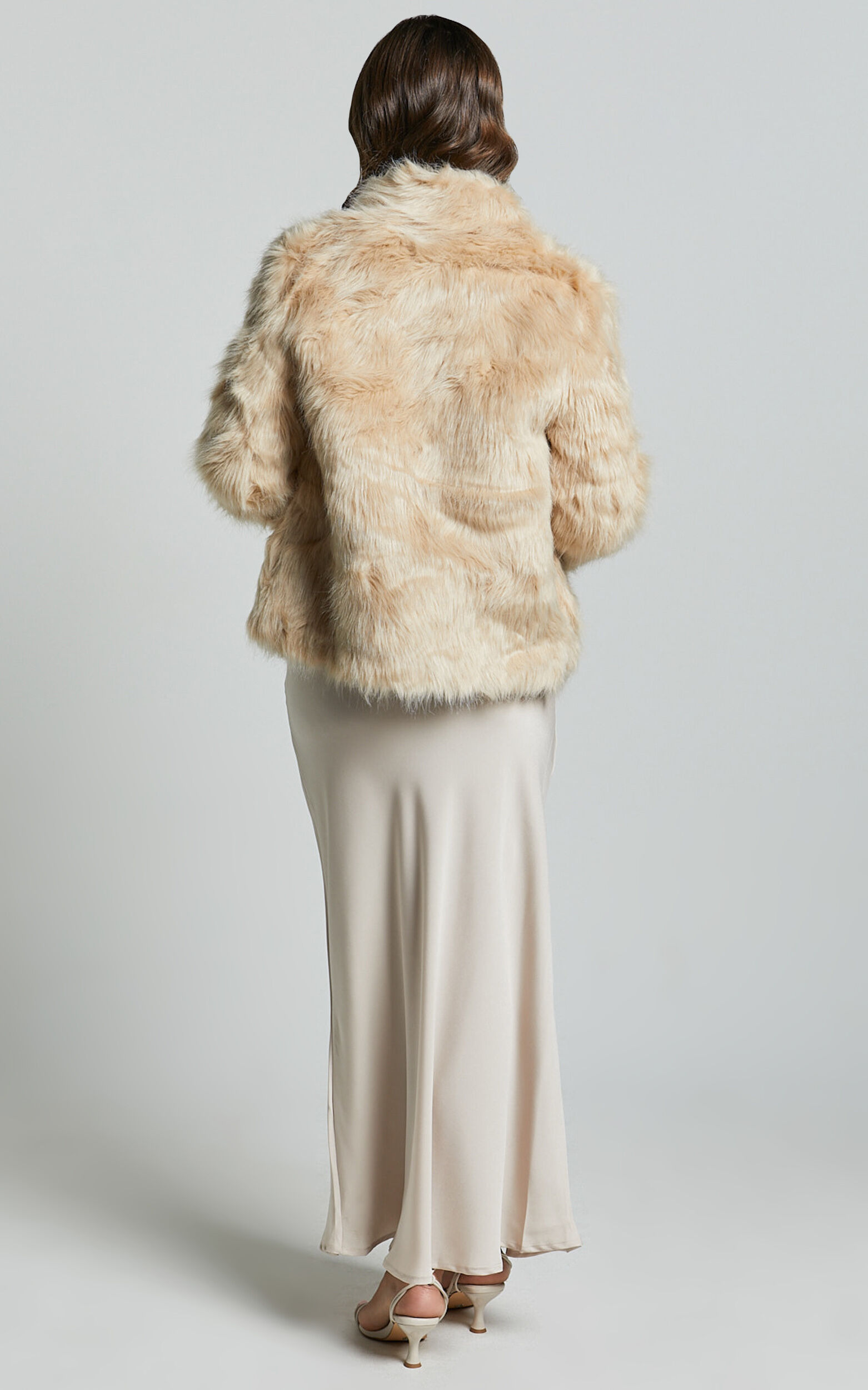 Lioness Bada Bing Faux Fur in Beige Showpo EU