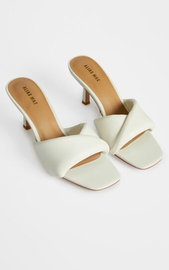 Alias Mae - Liv Heels in White Leather
