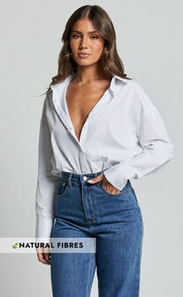 Terah Shirt - Button Up Shirt in White