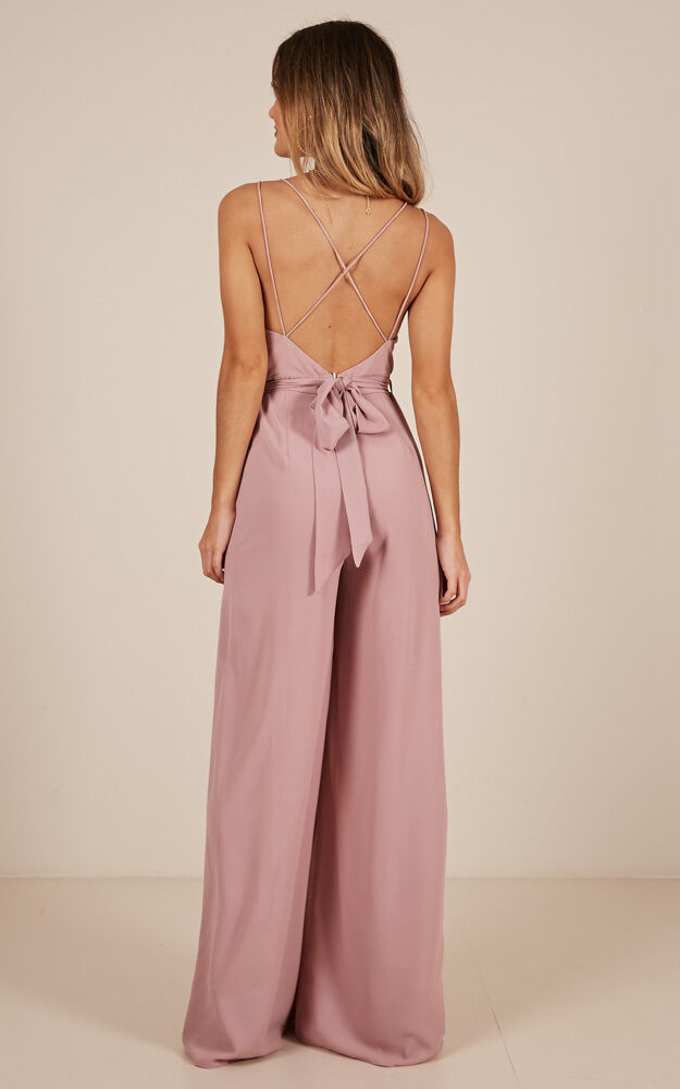 The Way I Am Jumpsuit In Blush Showpo USA