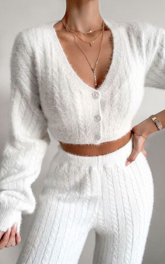 Eevi Two Piece Set in White