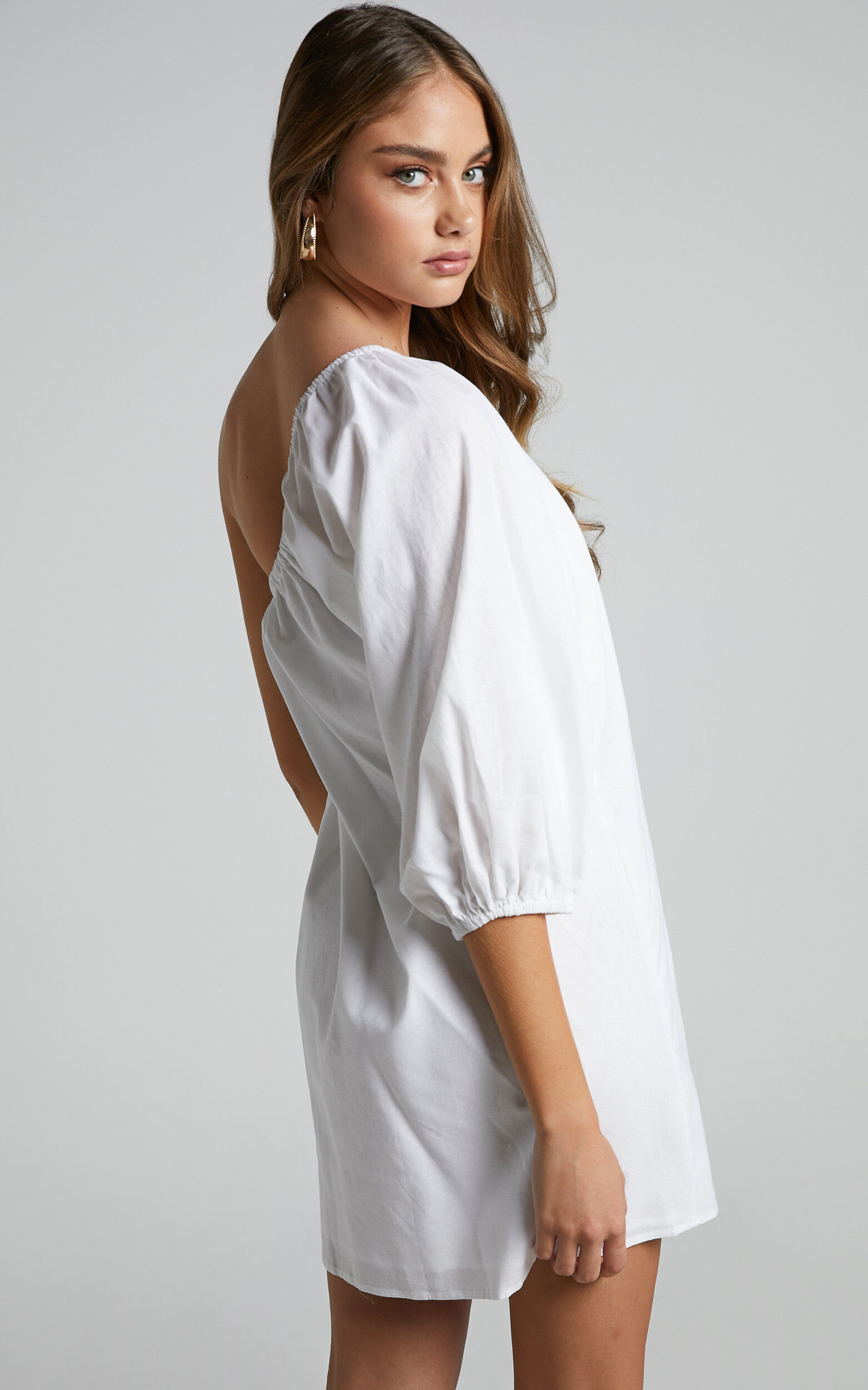 One sleeve shift dress sales