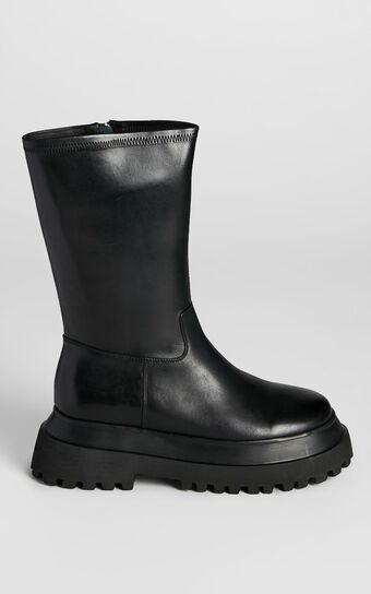Alias Mae - Nixon Boots in Black Burnished