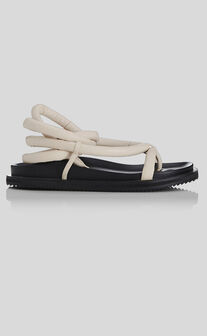 Alias Mae - Soki Sandals in BONE LEATHER