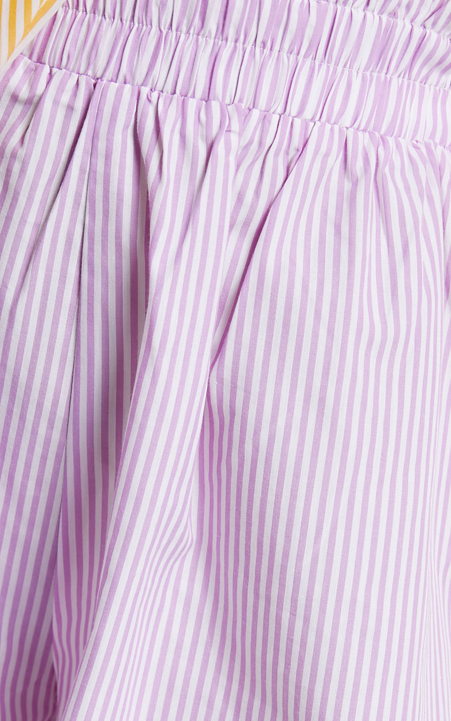 Autumn Stripe Shorts - High Waisted Shorts in Lilac Stripe | Showpo