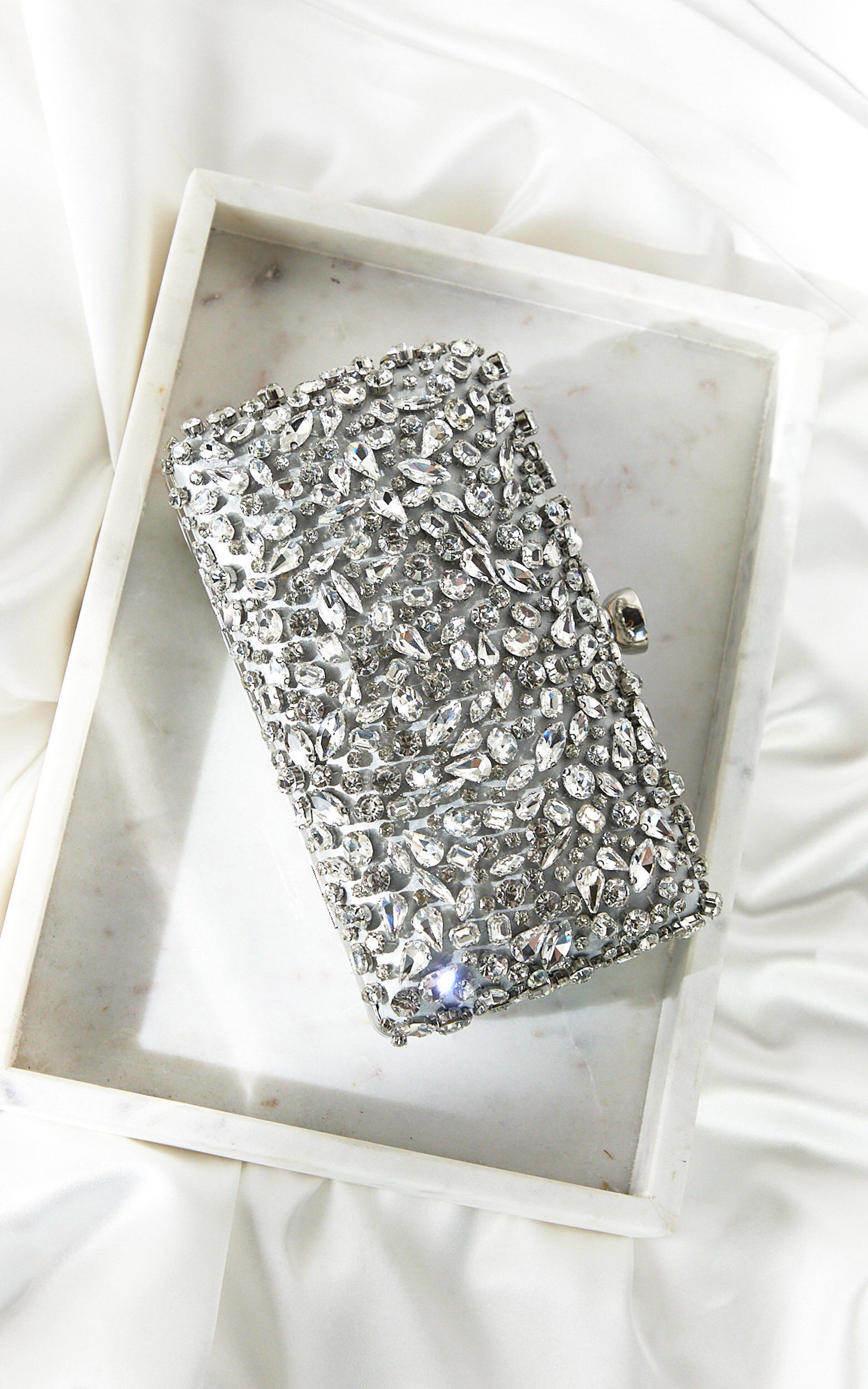 Never Ending Love Clutch in Silver - NoSize, SLV1