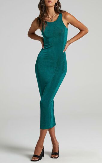 Lioness - Everlast Dress in Forest Green