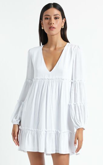 Summer Soul Dress in White