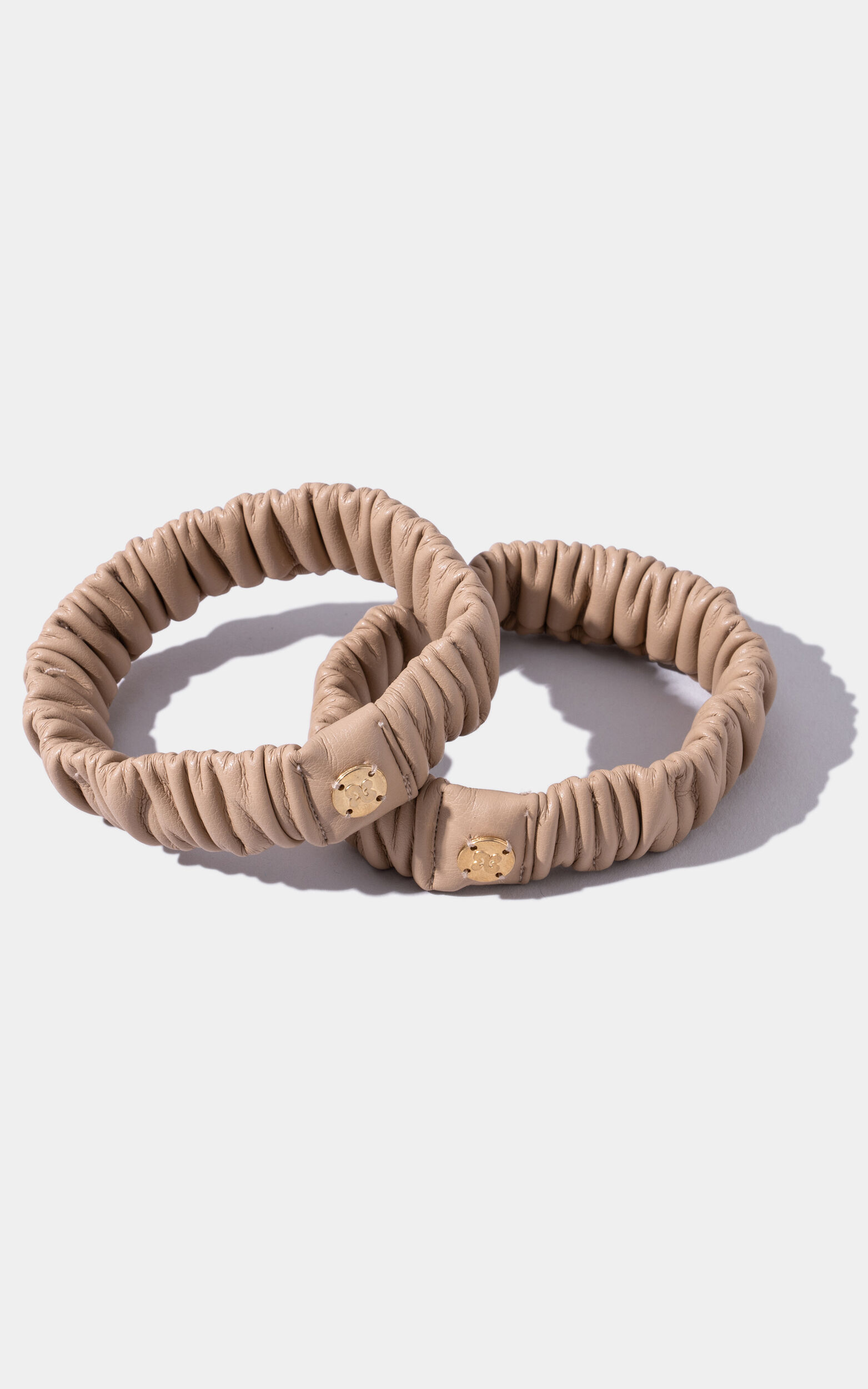 The Basic Band - Luxe Sleeve Garters in Beige - NoSize, NEU1