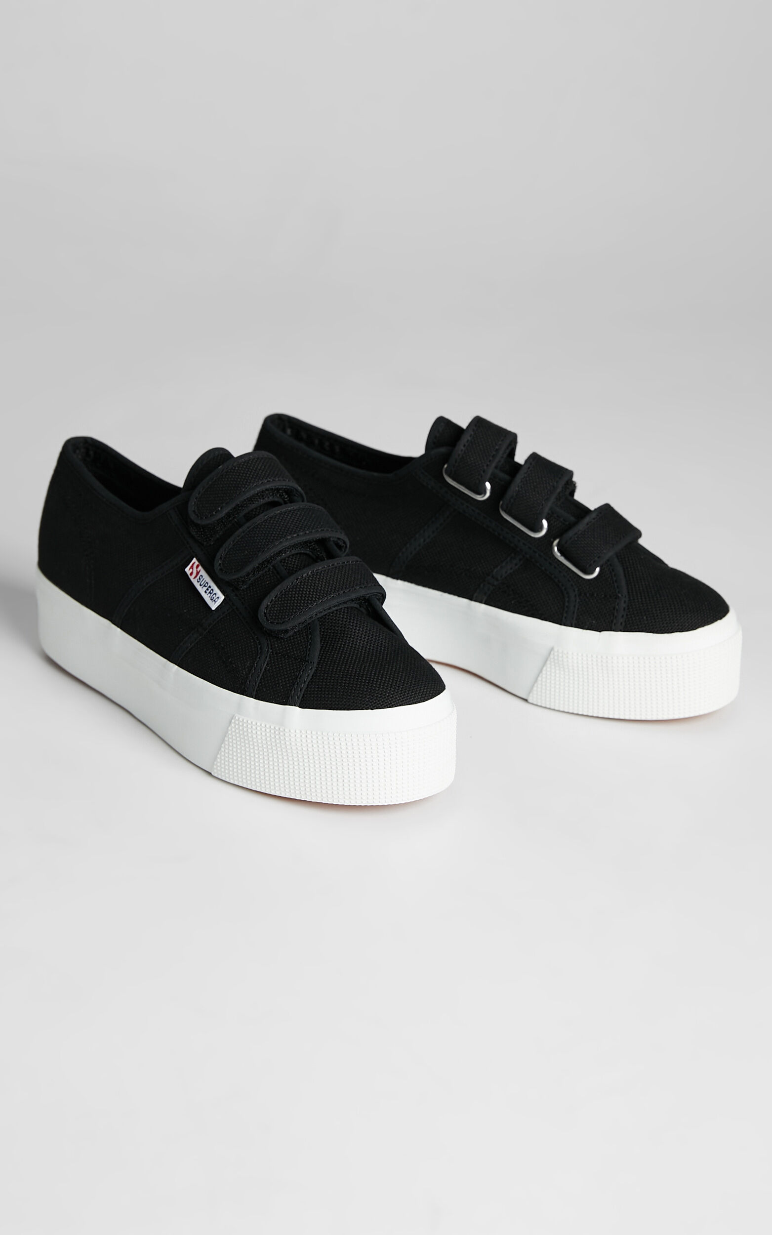 Superga 2790 Straps Sneakers in F83 Black