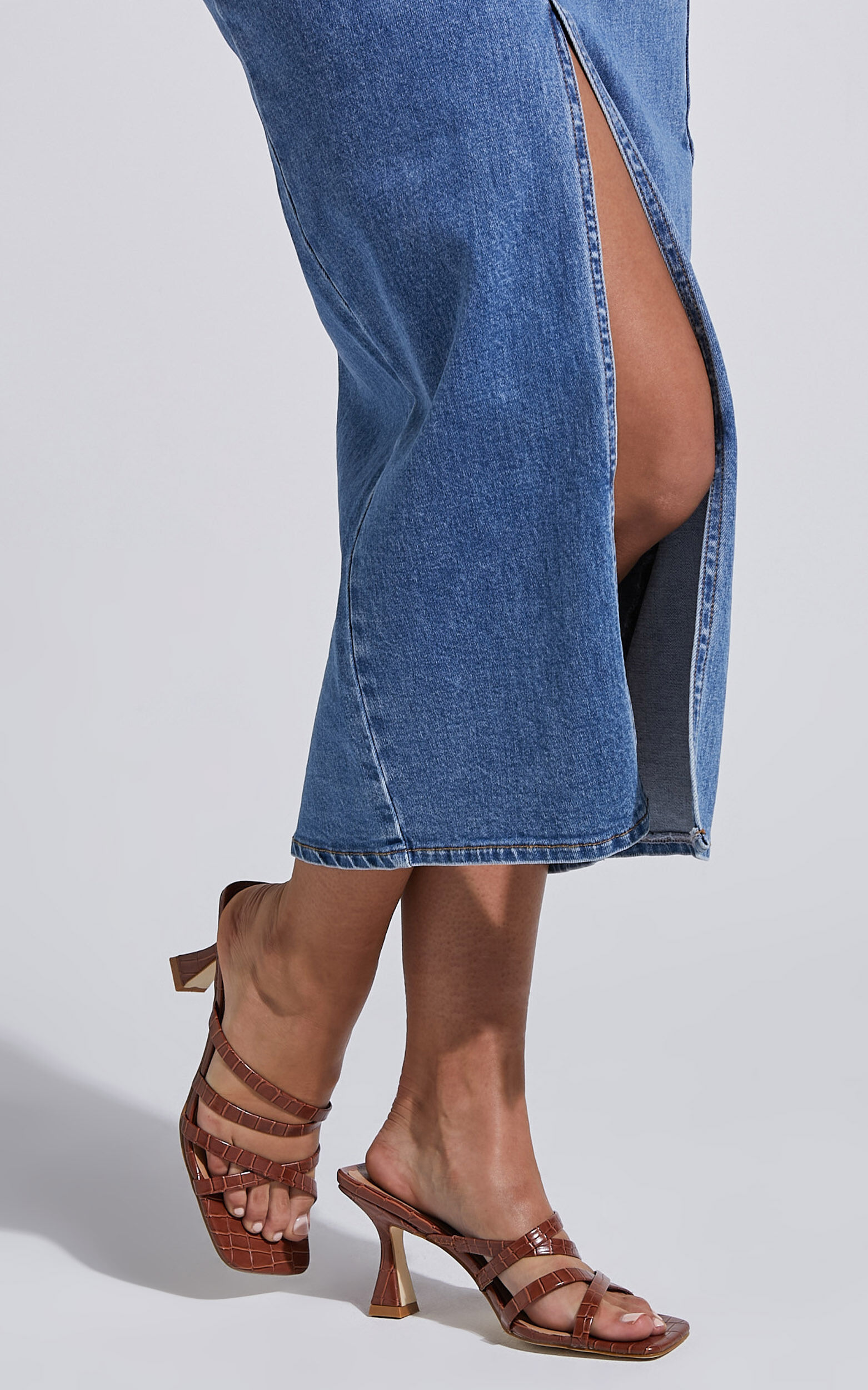 Tan croc on sale heels