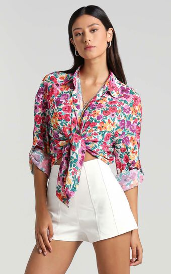 Morning Call Shirt in Packed Floral