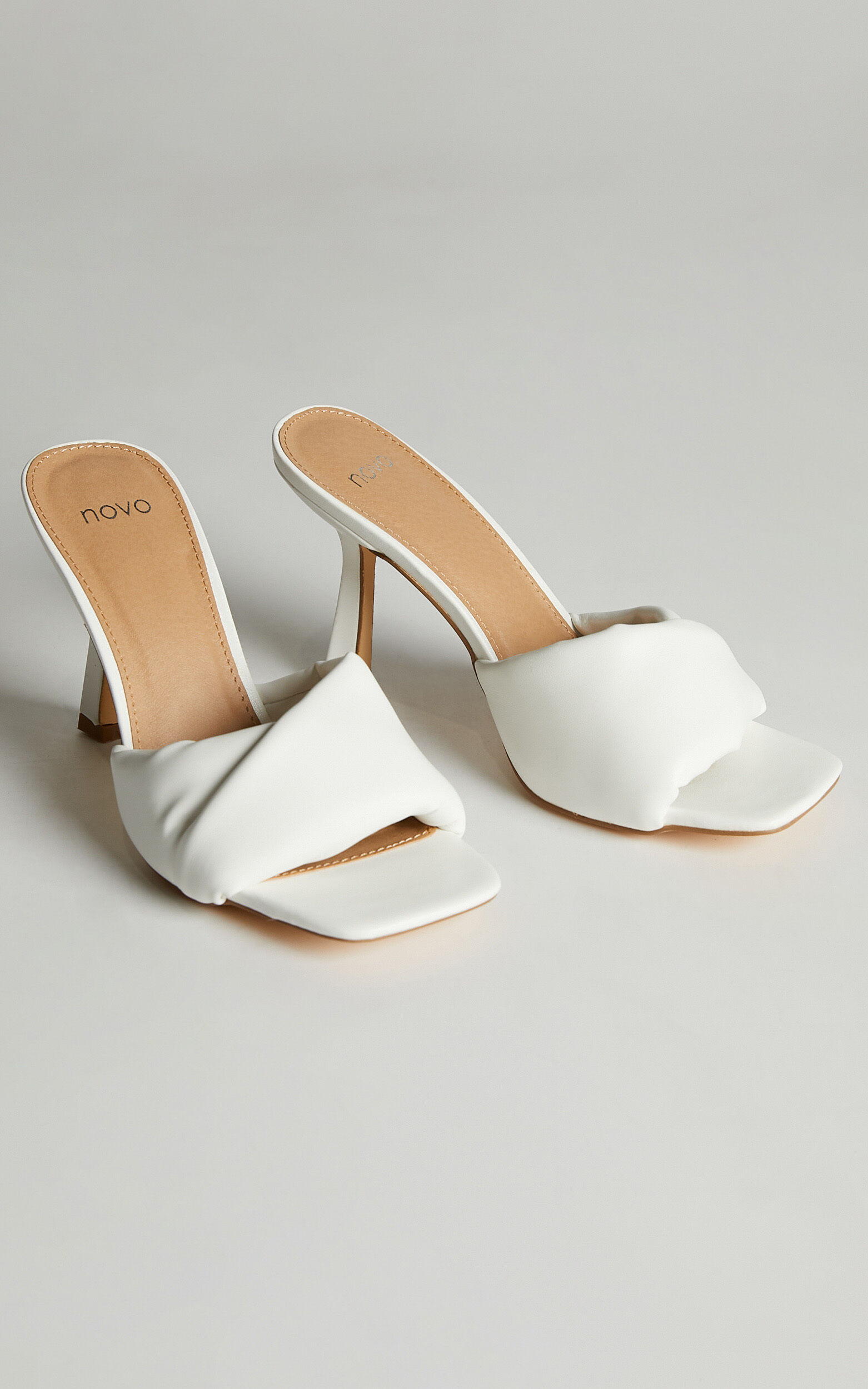 NOVO NICOS HEELS in White Showpo USA
