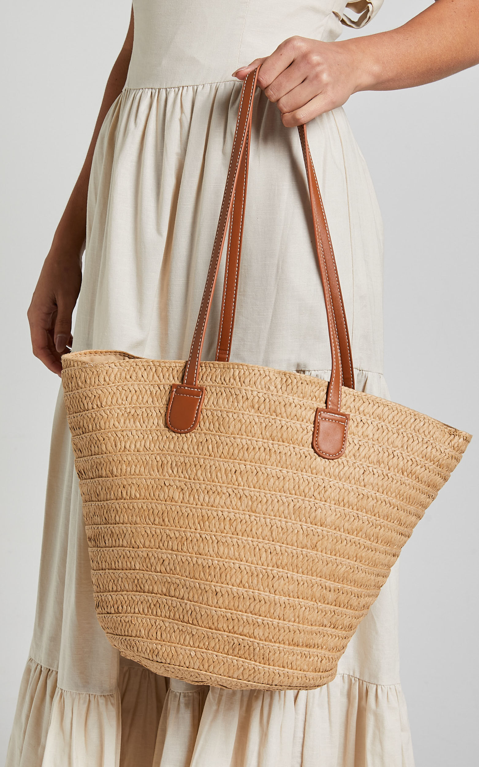 Rattan tote best sale