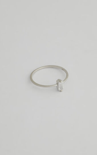SAINT VALENTINE - BAGUETTE RING in Silver