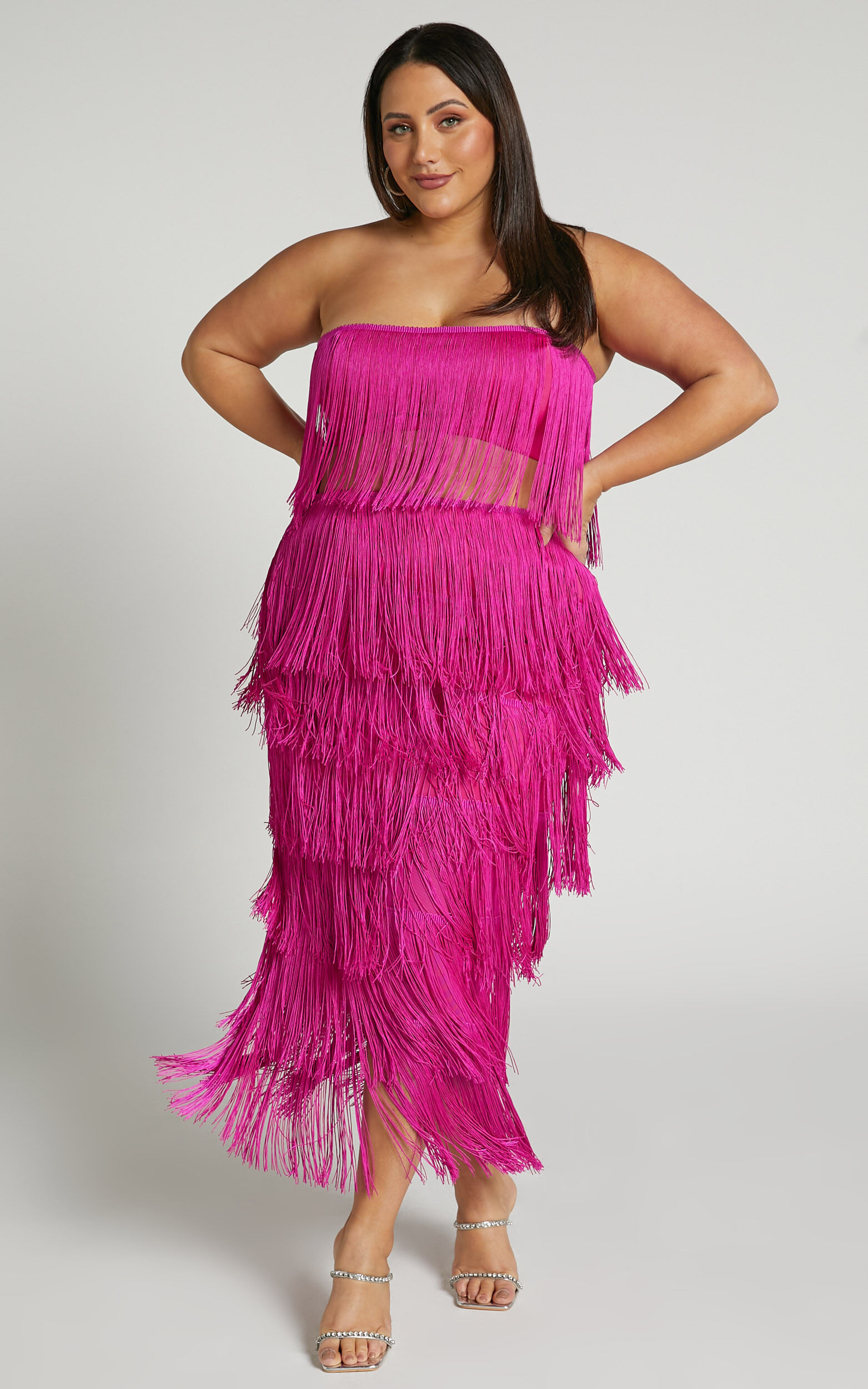 Fringe 2 piece dress online