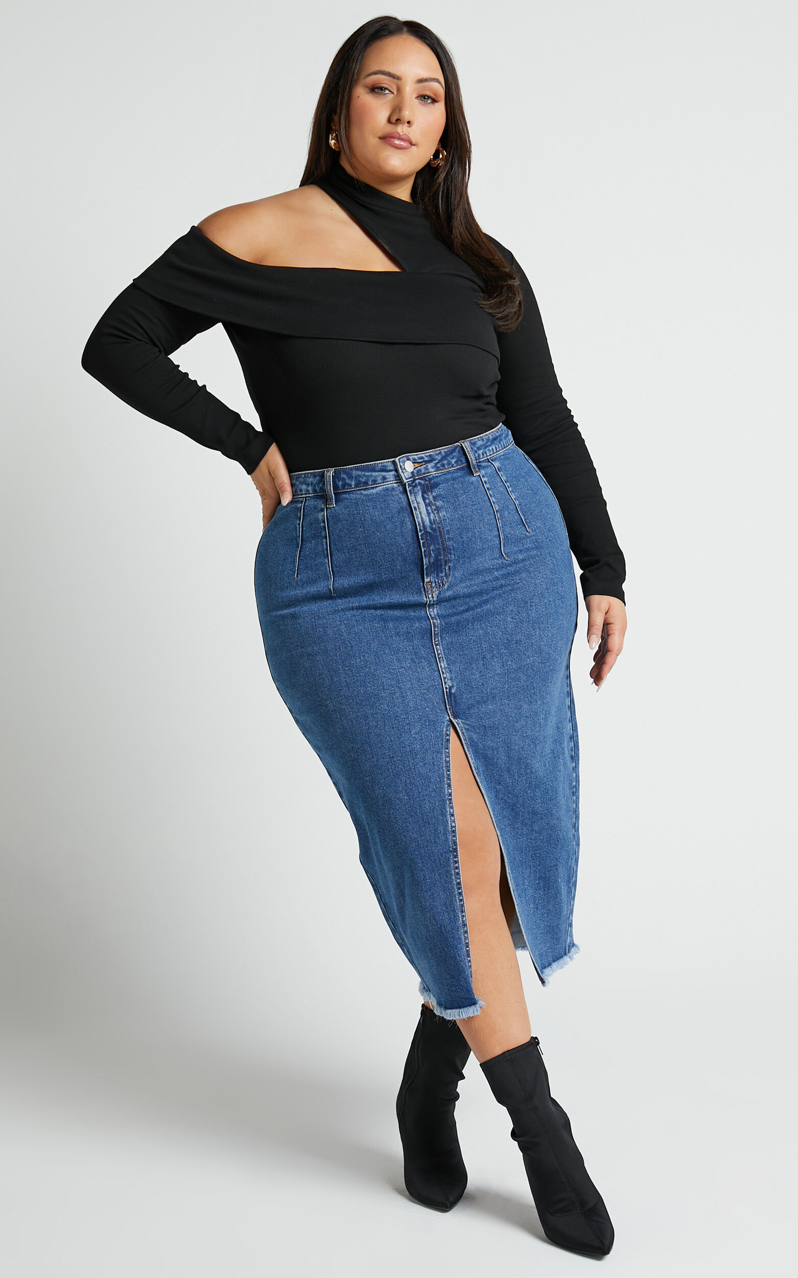 Denim skirt size 18 sale