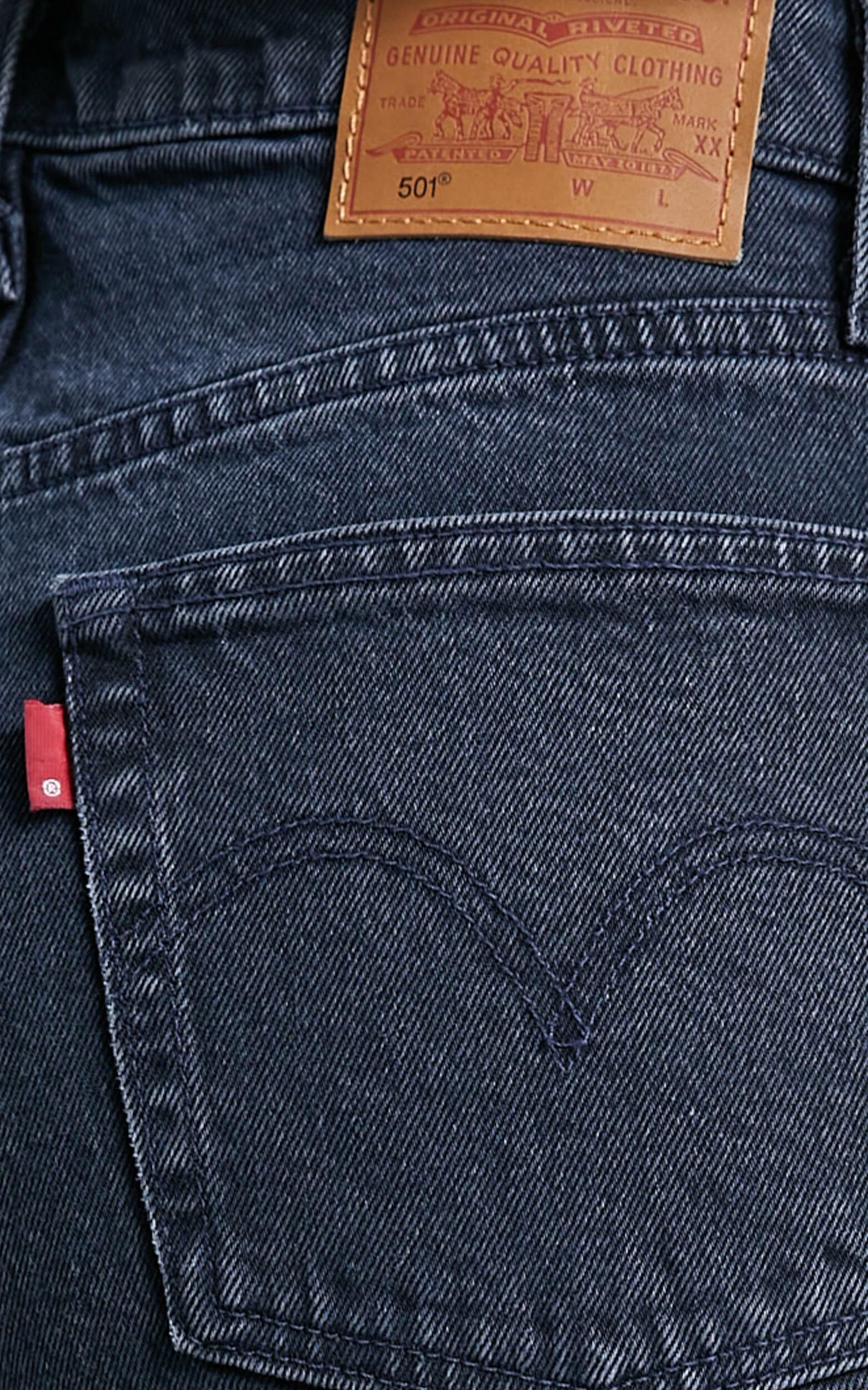 Levi s 501 Crop Jean in Deep Dark Showpo