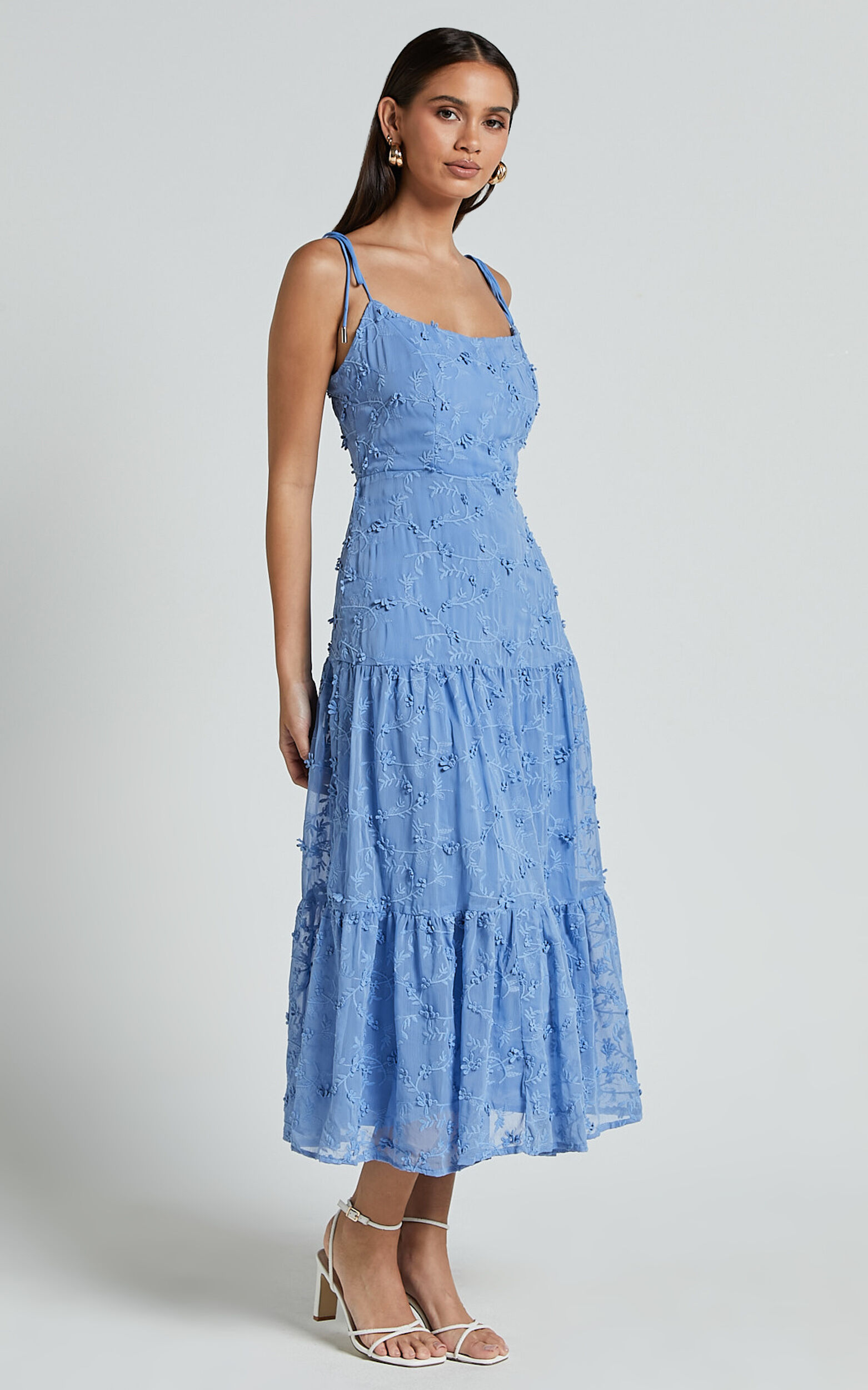 Francesca's blue lace dress online