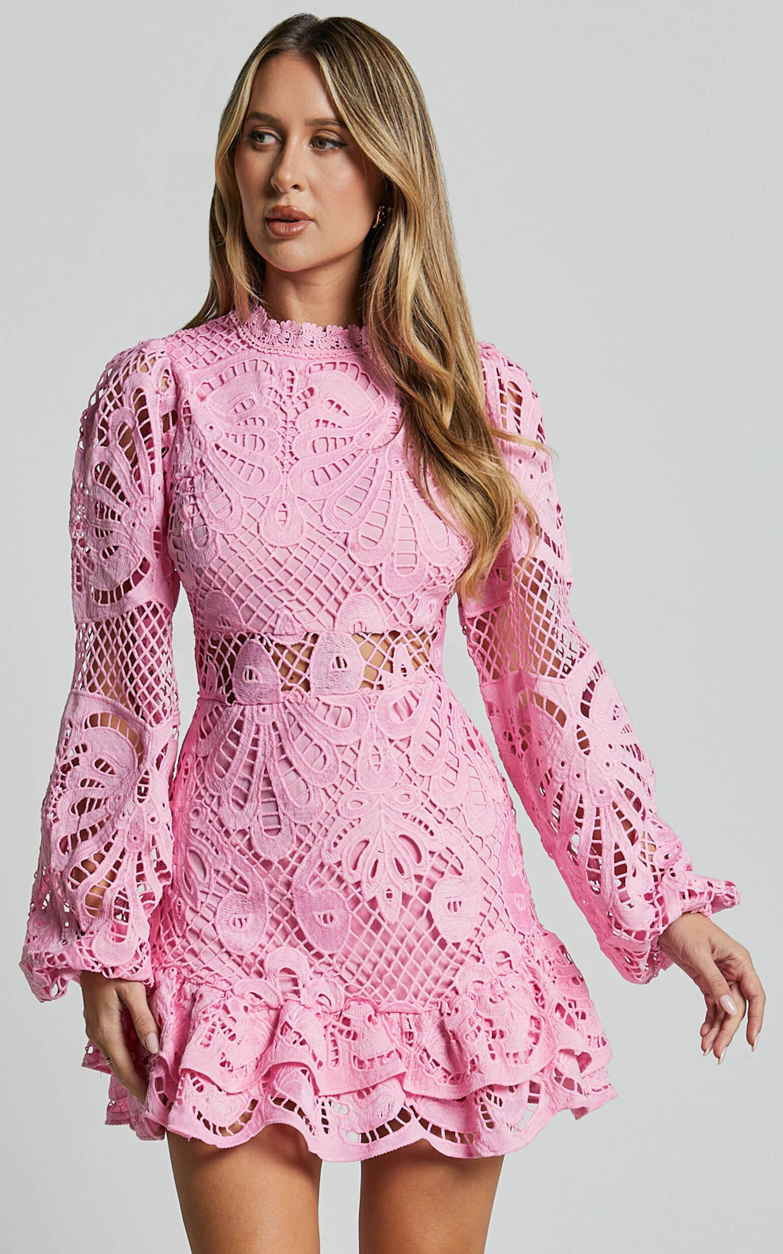 Pink dress near me best sale