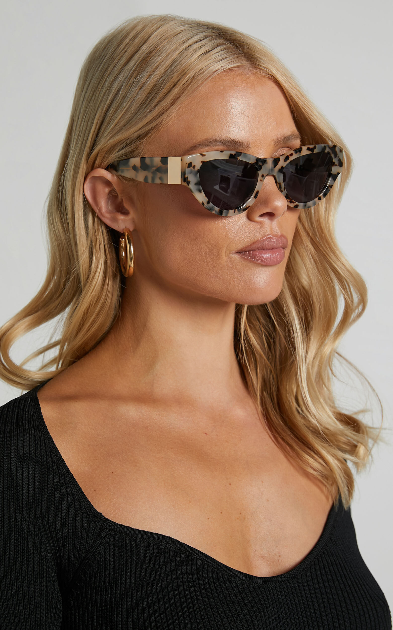 Banbe Eyewear - The Carla in Blonde Torte Jet - NoSize, BRN1