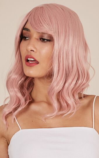 Katy Synthetic wig in rose