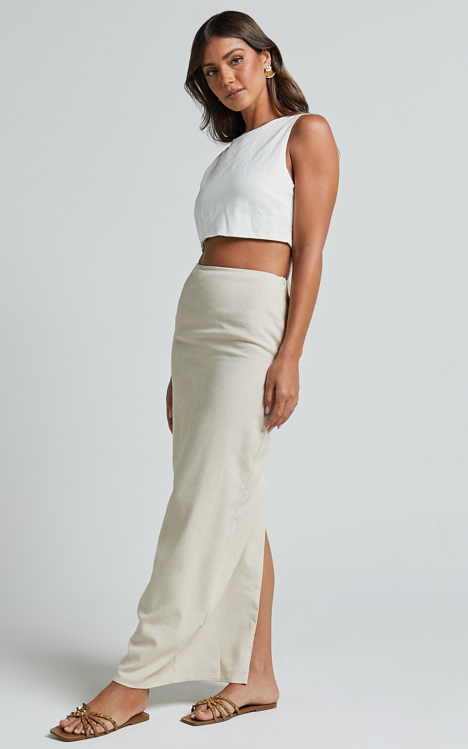 Split back skirt sale