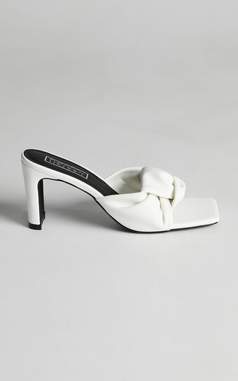 Therapy - Bloom Heels in White