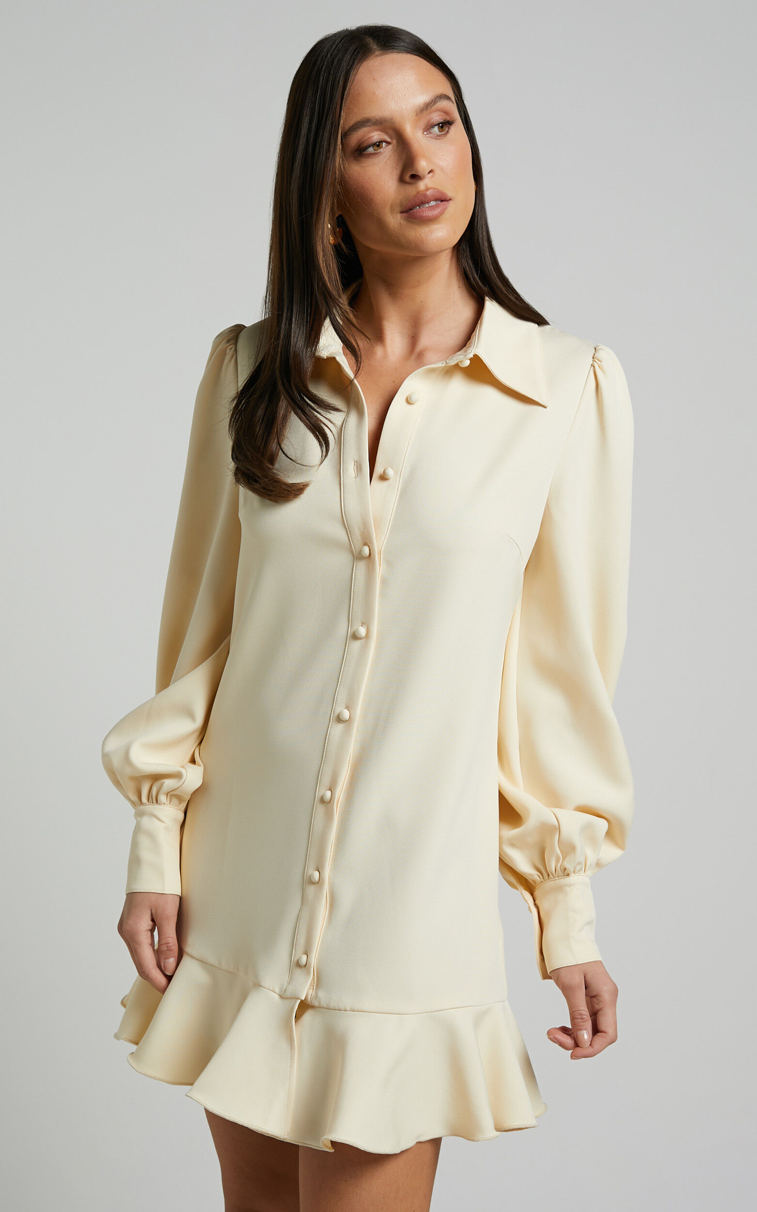 Plt frill hem dress online