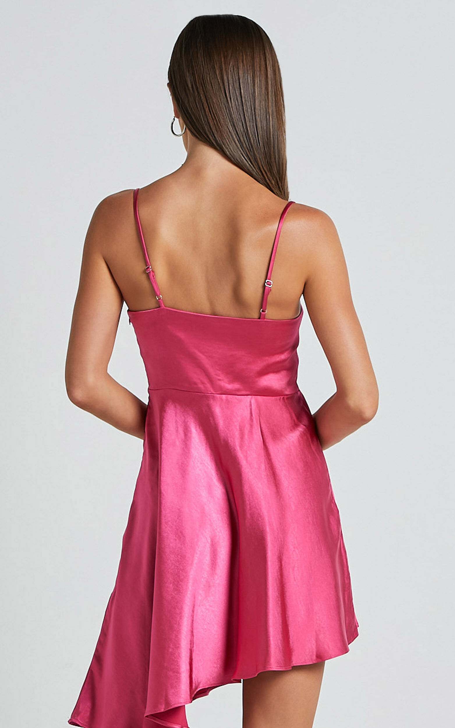 Asymmetrical fit and flare dress sales