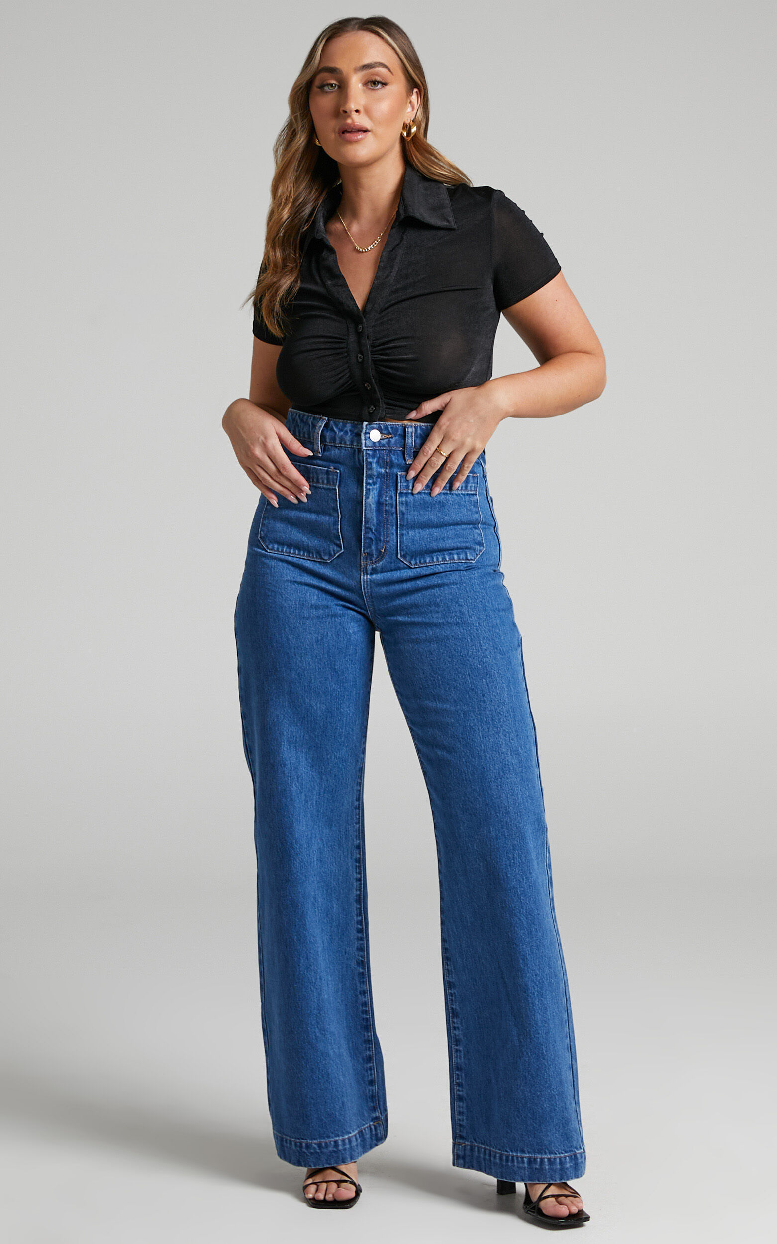 Rolla s Sailor Jean Long in Ashley Blue