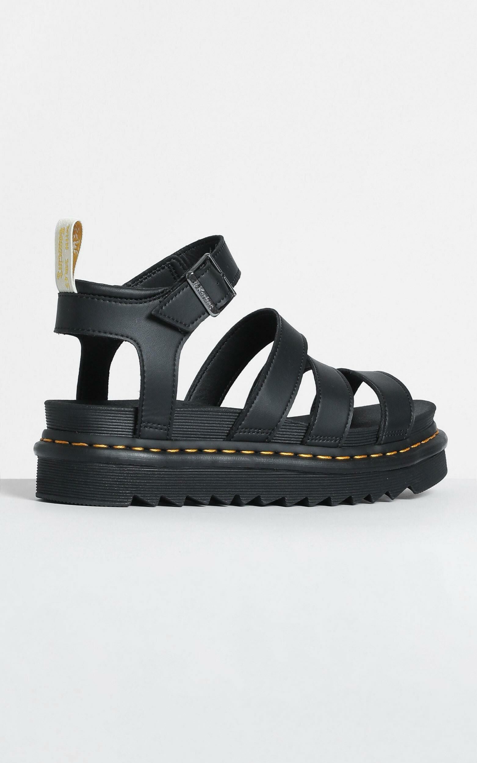 Dr martens vegan blaire chunky sandals in black deals