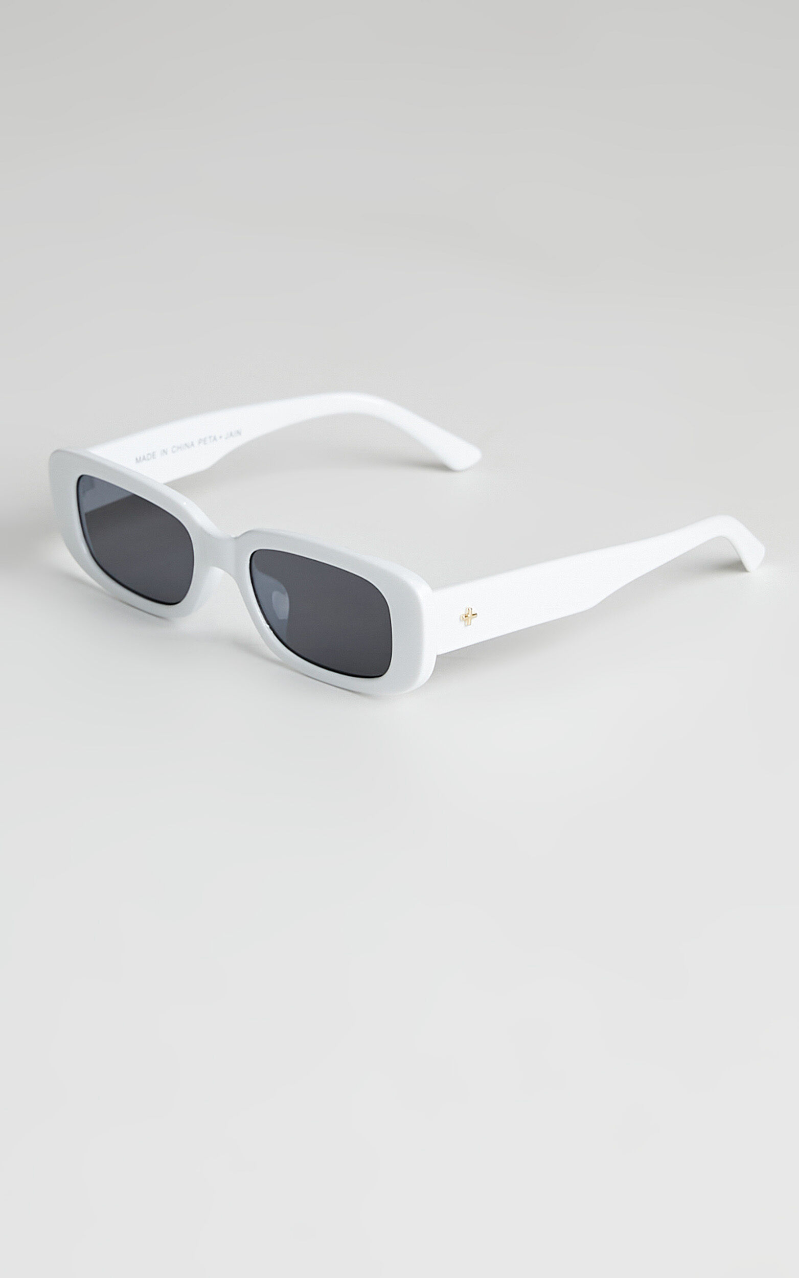 Peta and Jain - Rue Sunglasses in White | Showpo NZ