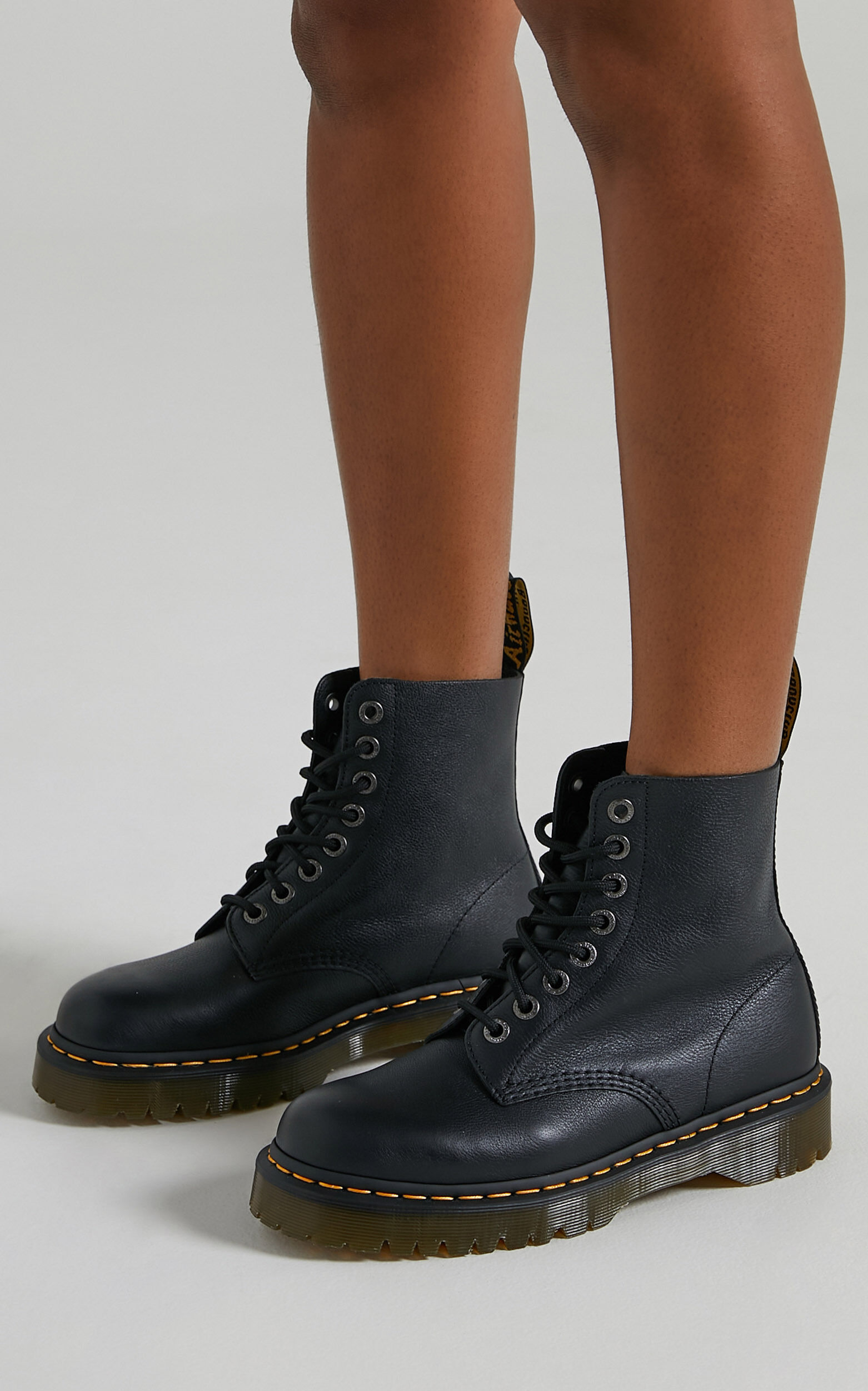 Dr. Martens 1460 Pascal Bex 8 Eye Boots in Black Pisa Showpo NZ