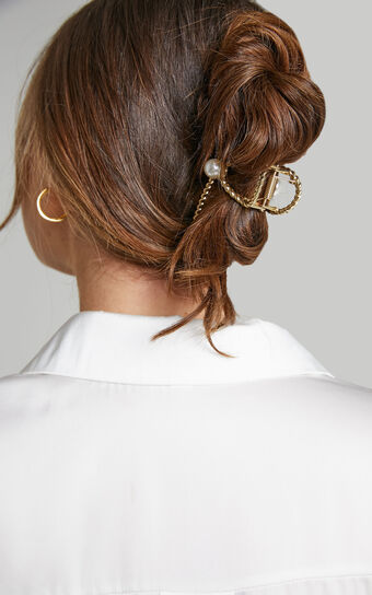 Frani Hair Clip in Gold