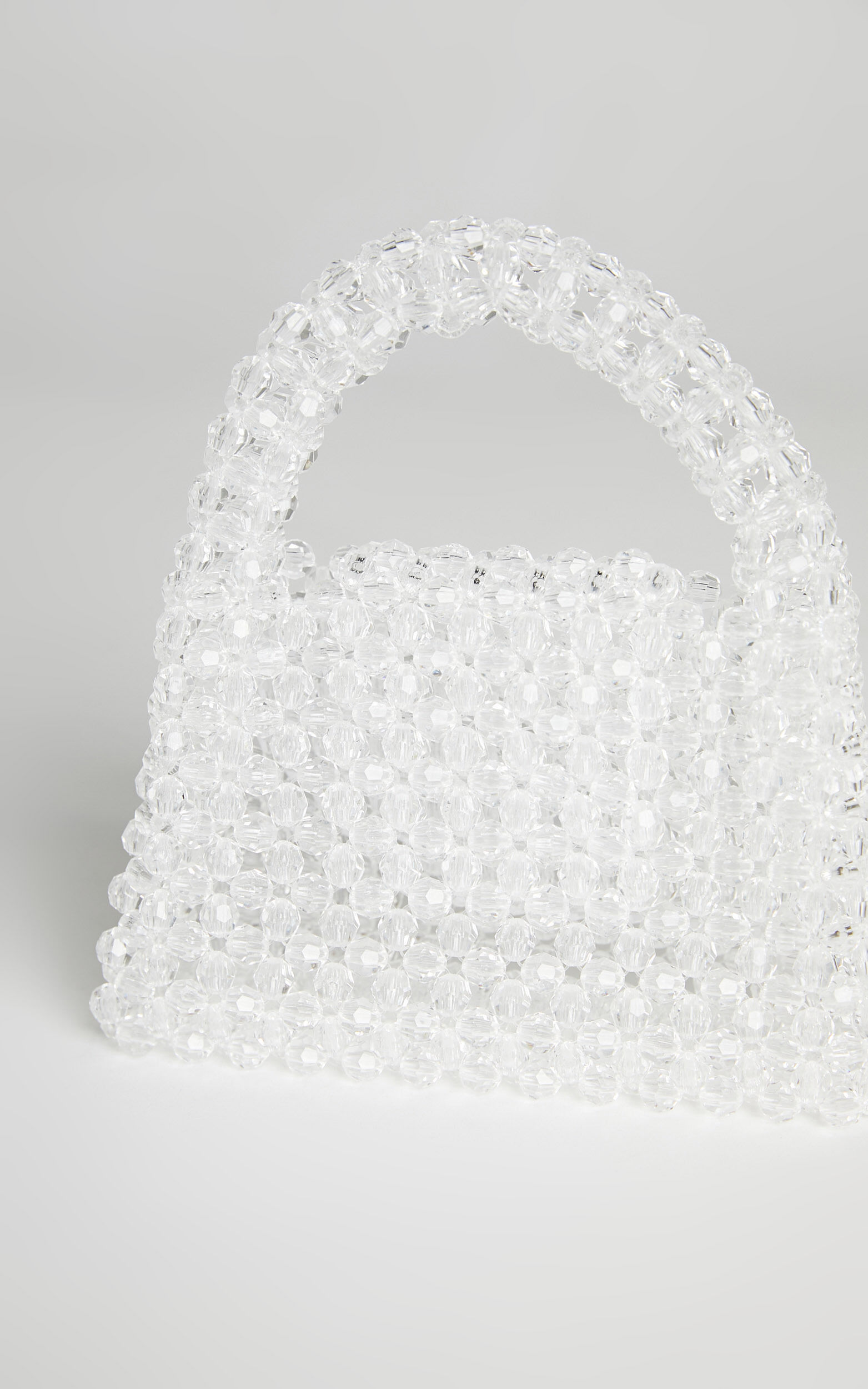 Clear beaded clearance bag