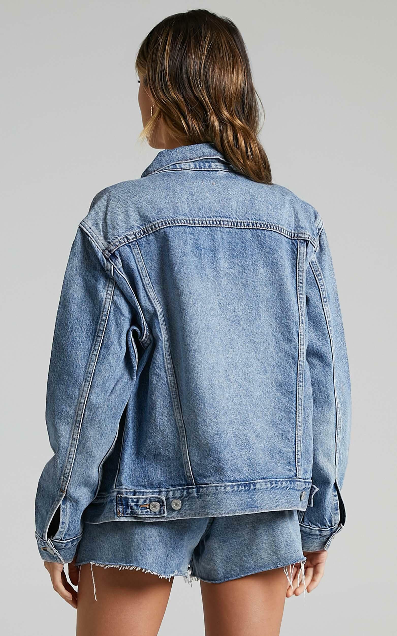 Levi s Ex Boyfriend Trucker Denim Jacket in Soft As Butter