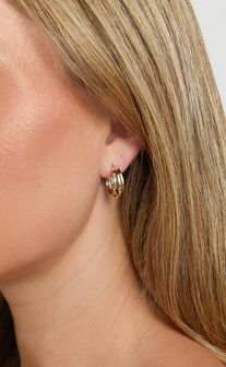 Lilibeth Earrings - 3 Pack Earrings in Gold