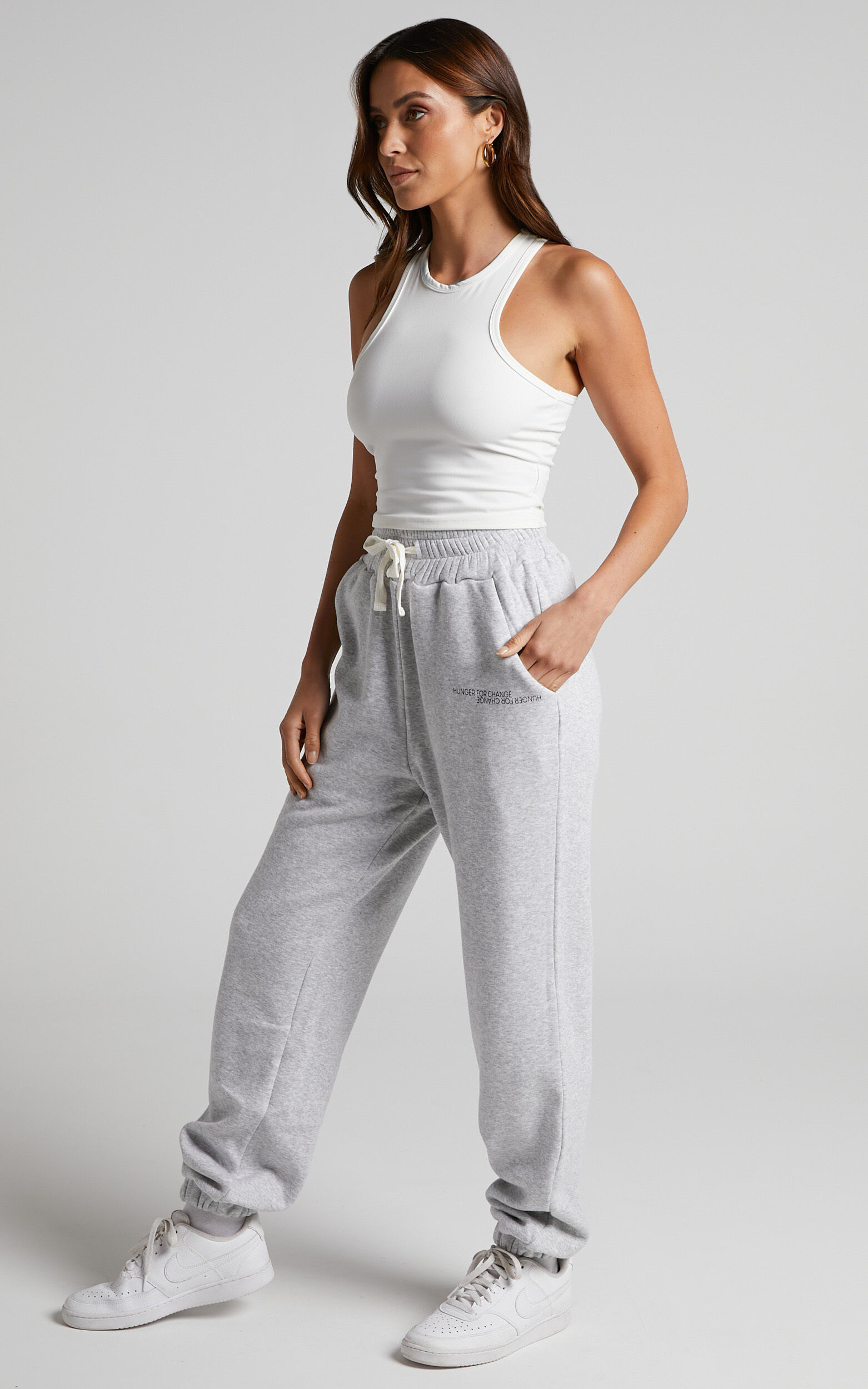Grey clearance boyfriend sweatpants