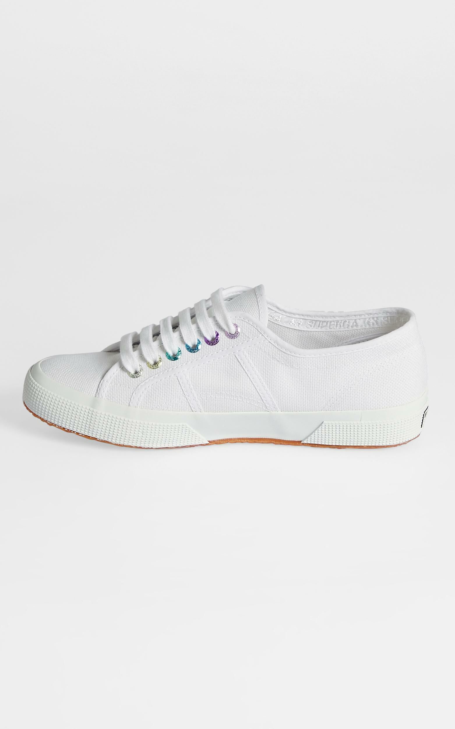 Superga 2750 white (coloured rivets) 2025